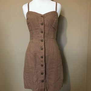 Aritzia Wilfred Linen Ducharme Dress